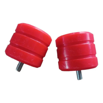 Repuesto De Slider Para Moto Goma Grande Rojo (par) | Meses sin interés