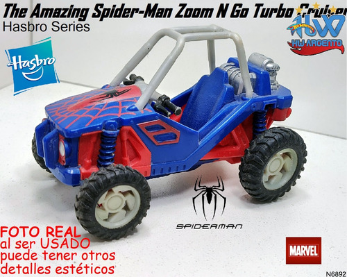 Mattel Auto Usado Hwargento The Amazing Spider-man Zoom N Go