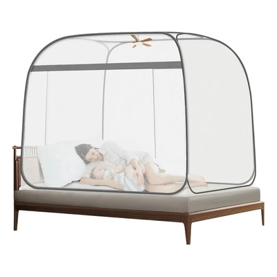 Pabellon Mosquitero Plegable Para Cama 1.8*2*1.5m Cremallera 2 Puerta STQUSTI Tejido Seguro Y Suave Portátil Decorativo Hogar Y Camping | MercadoLibre