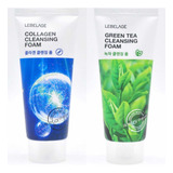 Espuma Jabon Coreana_ Colageno & Te Verde_ Anti-imperfeccion