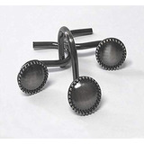 Anillos Splash Home Premium De Metal Inoxidable Para Baño Y