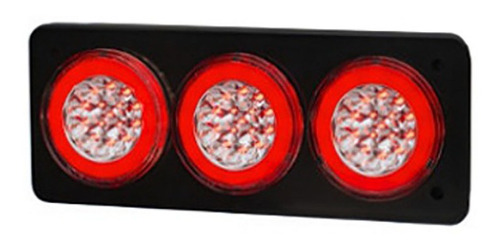 Faro Led Trasero Baiml 3300emt3 Todo Rojo 12/24v Acoplado