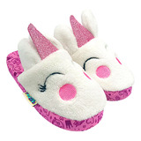 Pantufla Perezozaz Niña Unicornio