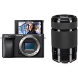 Câmera Sony A6400 Com Lente E 55-210mm F/4.5-6.3 + Nf-e **
