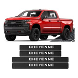 Sticker Protección De Estribos Puertas Chevrolet Cheyenne