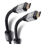 Cable Hdmi 4k Filtros Ferrita 90cm Tipo Cordón Steren Elite