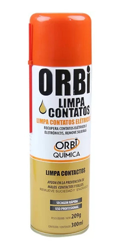 Limpa Contato Alta Performance 300ml / 209g - Orbi