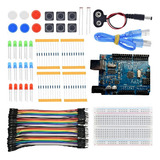 Kit Arduino Uno R3 Ideal Principiantes Robótica Estudiantes