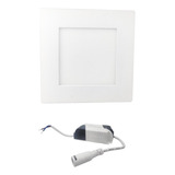 Lampara Panel En Led 9w Cuadrado W38l2ldg Rw7228 6500k Megaw