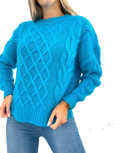 Sweater Rombos Doble Hilo