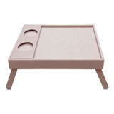 Mesa Desayuno En Mdf, De Cama 39*29 Cm