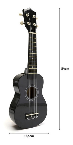 Ukelele De Madera Soprano Con Funda Manual Y Lecciones