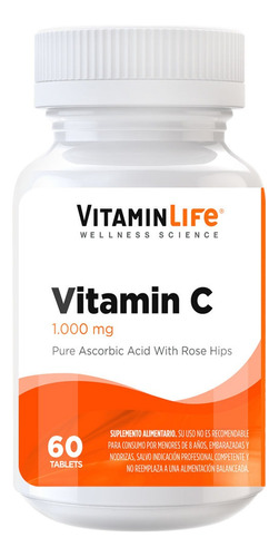 Vitaminlife Vitamina C 1000mg 60 Tabletas