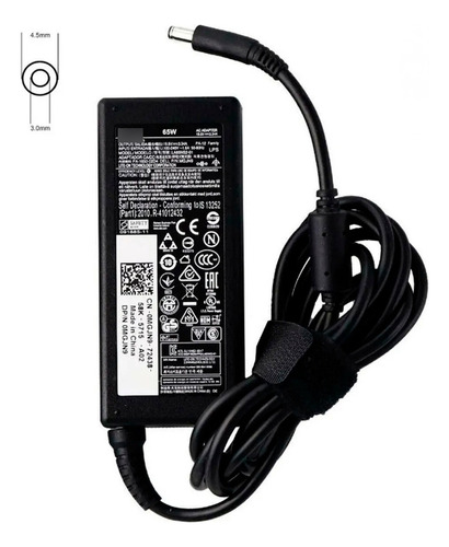 Fuente Cargador Dell La65ns2-01 Ha65ns5-00 19,5v 3,34a 65w