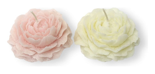 Vela Soja Aromatica Rosa Decorativa Pack X6 