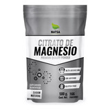 Natsa Citrato De Magnesio, Grado Alimenticio 500g Sfn