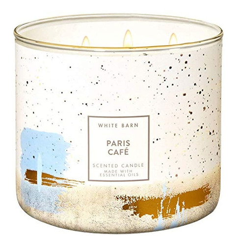 Bath And Body Works Paris Cafe Vela De 3 Mechas 14.5 On