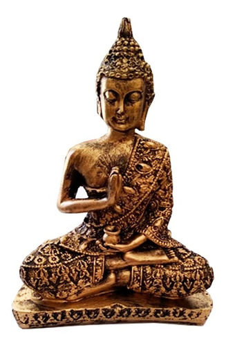 Buda Hindu Médio Decoração Hindu Estatua Chakras Gesso