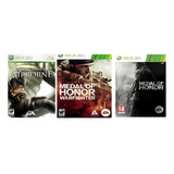 Saga Medal Of Honor - Xbox 360 -  03 Jogos (p/desbloqueado)