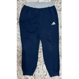 Pants Grueso Jogger Azul adidas Para Hombre Talla L