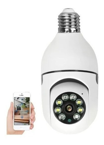 Camera Ip Segurança Lampada Yoosee Panoramica Espia Sensor