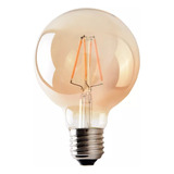 Lampara Luz Globo Foco Led Filamento Dimerizable Vintage 9w