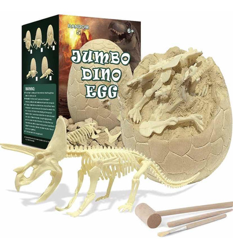 Kit De Excavación De Huevo De Dinosaurio Con 12 Piezas