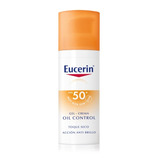 Protector Solar Eucerin Crema-gel Oil Control Toque Seco 50+