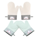 Guantes De Alta Temperatura, 2 Pares, Almohadillas Térmicas