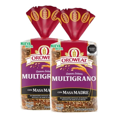 Oroweat Pan Multigrano Morado 2\u002F680 G Ctc | Envío gratis