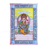 Painel Em Tecido Com Imagem De Ganesha 2,10 X 140 M