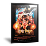 Cuadro Libro Harry Potter Y La Piedra Filosofal Retro 35x50