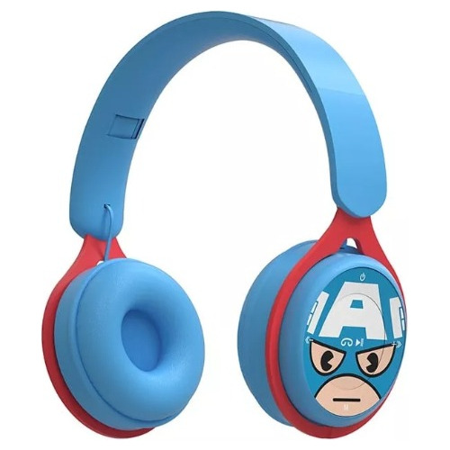 Fone Headfone Sem Fio Infantil Vingadores - Capitão America