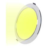 Panel Led Incrustar Redondo Luz Calida 9w Certifica