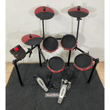 Bateria Electrica Alesis Nitro Mesh Roja *envio Gratis*