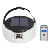 Lampara Solar Emergencia Recargable Cargador Usb + Control