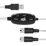 Huacam Hct11 Midi A Usb Cable Adaptador De 6 Pies / 2m, Usb 