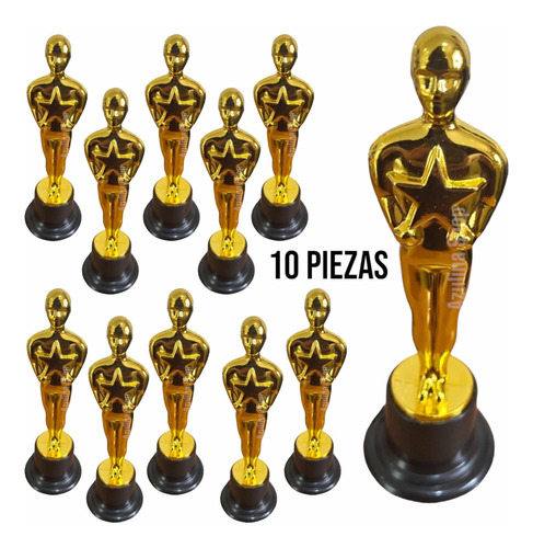 10 Estatuillas Oscar Premios Doradas Evento Graduación Profe