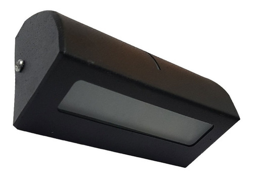 Aplique Pared Exterior Apto Led G9 Escaleras Paredes Jardin Color Negro