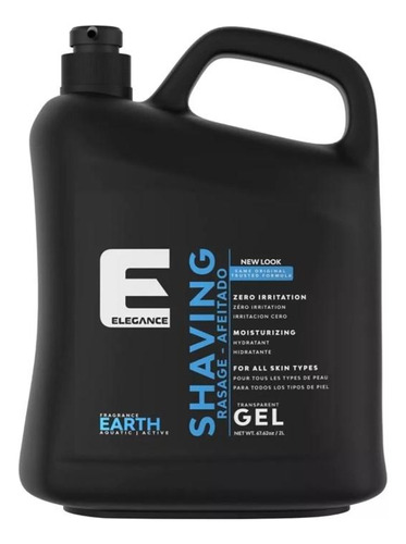 Gel Para Afeitar Shaving For Men Elegance 2000ml Earth