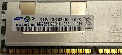 Memoria Ram Samsung M393b5170eh1-cf8 4gb Ddr3 Pc3-8500r