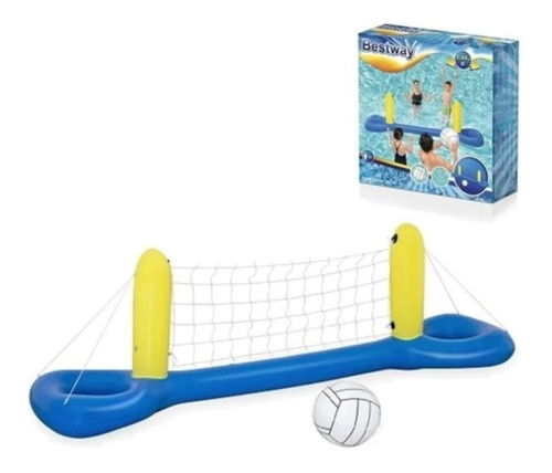 Voley Inflable Flotante Pileta Con Red Y Pelota