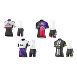 Uniforme Ciclismo Mujer Dama Ruta Mtb Badana Gel Jersey