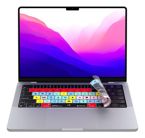 Cubierta De Teclado Final Cut Pro Para Macbook Pro 14 Y 16 2