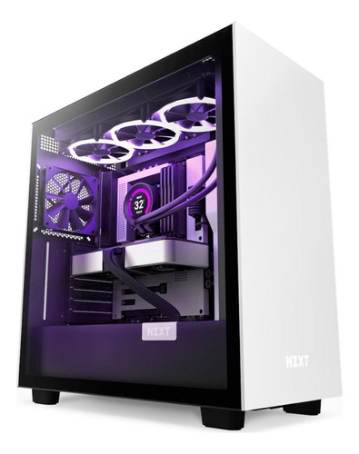 Gabinete Gamer Nzxt Media Torreblanco Negro Cm-h71bg-01