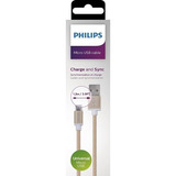 Cable Micro Usb Philps Trensado Carga Rapida + Envio 