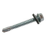 Tornillo Techo 14x3 X100u Mecha Arandela Chapa Goma Vulc