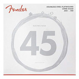 Fender 9050 Stainless Flatwound Bass Strings, 45-100