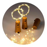 Alambre Luces Led 2 Metros Tapon Botellas Pilas Lr Navidad