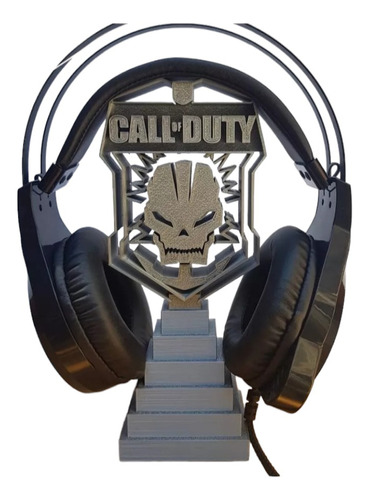 Soporte Auriculares Gamer. Call Of Duty. 3d